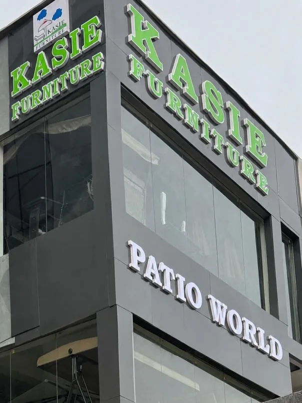 Corner view of the Kasie Furniture Building, Olojo Drive, Ojo